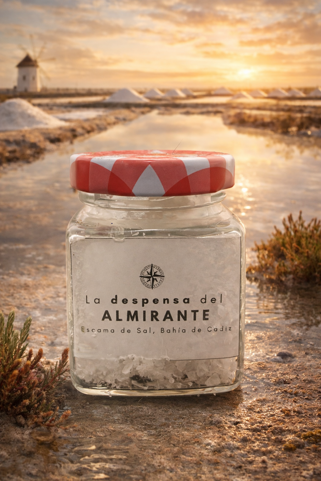 Escamas de Sal Marina de la Bahía de Cádiz